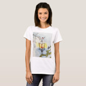 Weihnachtswinterlandschaft T-Shirt (Vorne ganz)