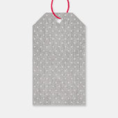 Weihnachtswinters Berries Wreath Custom Familienna Geschenkanhänger (Rückseite)