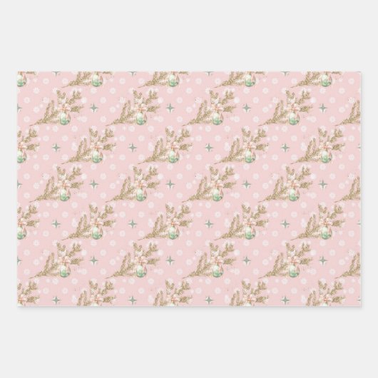 Weihnachtswinters Onederland Geschenkpapier Set (Vorderseite 2)