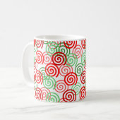 WeihnachtsWirbel Kaffeetasse (Vorderseite Links)