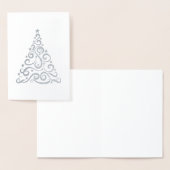 Weihnachtswirbel Schön Folienkarte (Anzeige)