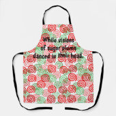 WeihnachtsWirbel Schürze (Vorderseite)