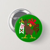 Weihnachtswirbelstube Button (Vorne & Hinten)