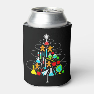Weihnachtswissenschaftslehrer Baum Chemie Schule Dosenkühler