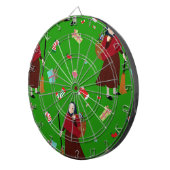 Weihnachtswitz Befana Dartscheibe (Vorderseite rechts)