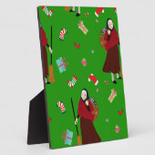 Weihnachtswitz Befana Fotoplatte (Seite)