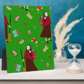 Weihnachtswitz Befana Fotoplatte (Seite)