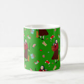Weihnachtswitz Befana Kaffeetasse (VorderseiteRechts)