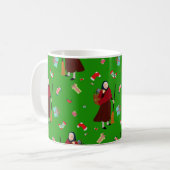 Weihnachtswitz Befana Kaffeetasse (Vorderseite Links)