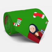 Weihnachtswitz Befana Krawatte (Gerollt)