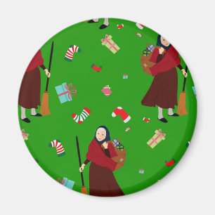 Weihnachtswitz Befana Magnet