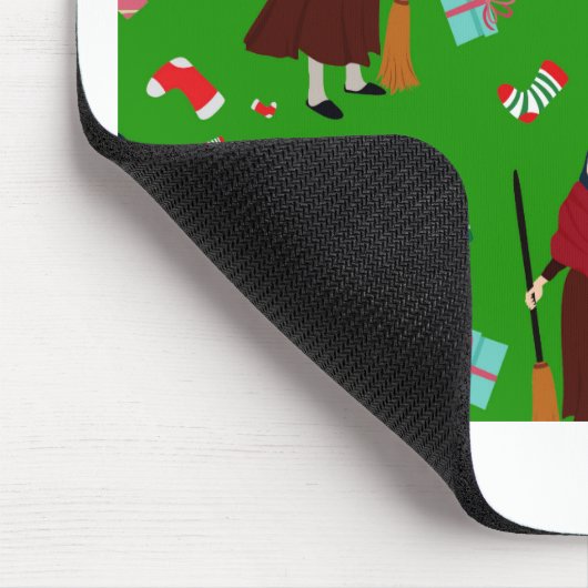 Weihnachtswitz Befana Mousepad (Ecke)