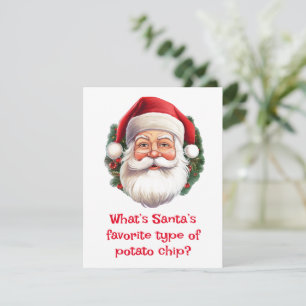 Weihnachtswitze Feiertagskarte