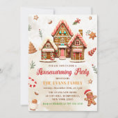 Weihnachtswohnheime Party Winter Einladung (Vorderseite)