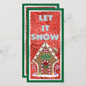 Weihnachtswohnkarte des Santa Workshop (Vorne/Hinten)