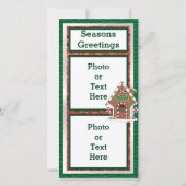 Weihnachtswohnkarte des Santa Workshop (Rückseite)