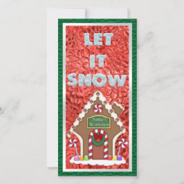 Weihnachtswohnkarte des Santa Workshop