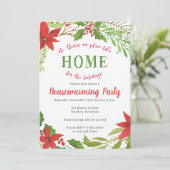 Weihnachtswohnungen - Party Einladungen (Stehend Vorderseite)