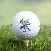 Weihnachtswolf Golfball (Insitu T-Shirt)