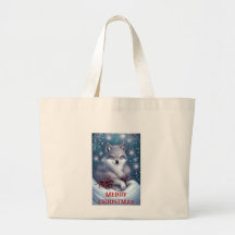 Weihnachtswolf - Tote Tasche