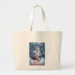 Weihnachtswolf - Tragetasche