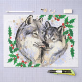 Weihnachtswölfe Seidenpapier (Handwerk)