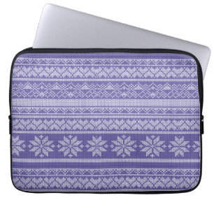 Weihnachtswolle Strickpullover Weihnachten Urlaub  Laptopschutzhülle