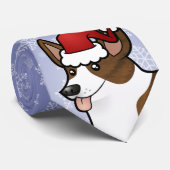 Weihnachtswolljacken-WaliserCorgi Krawatte (Gerollt)