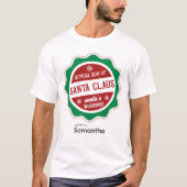 Weihnachtsworkshop lustig T-Shirt (Vorderseite)