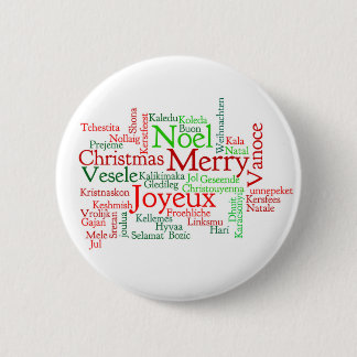 Weihnachtswort-Wolke Button