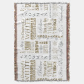 Weihnachtsworte Decke (Vorderseite Vertikal)