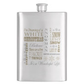 Weihnachtsworte Flachmann (Vorderseite)