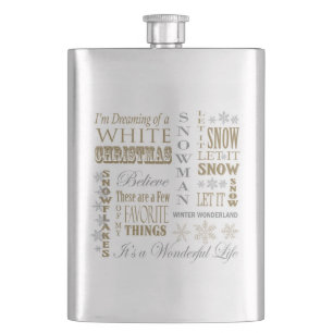 Weihnachtsworte Flachmann