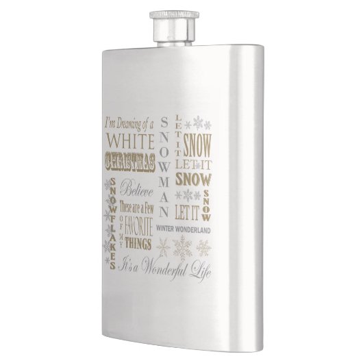 Weihnachtsworte Flachmann (Links)