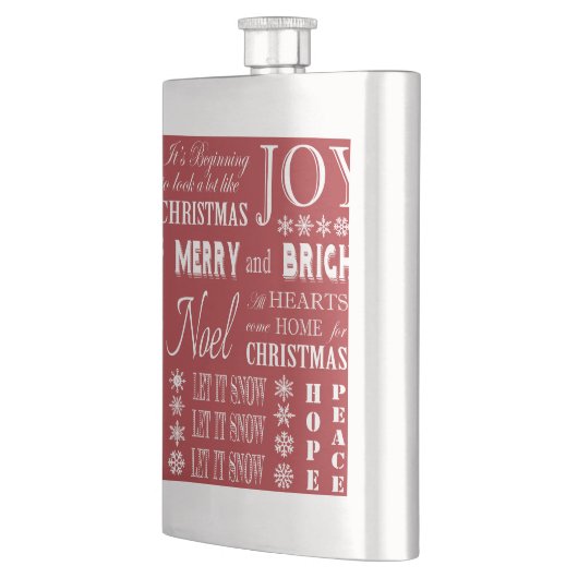 Weihnachtsworte Flachmann (Links)