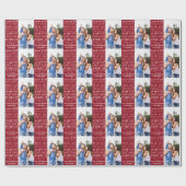 Weihnachtsworte Foto Weihnachtsgeschenke Geschenkpapier (Flach)