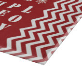 Weihnachtsworte Schneidebrett (Ecke)