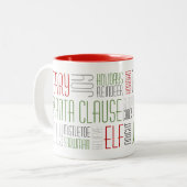 Weihnachtsworte Tasse - Holidayzfordayz (Vorderseite Links)