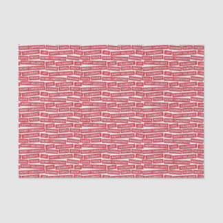 Weihnachtswörter Rot und Weißbuch Seidenpapier