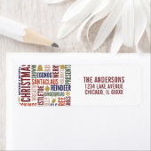 Weihnachtswörter Weihnachtsadresse (Insitu)