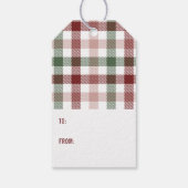 Weihnachtswörter Weihnachtsgeschenk Tag Geschenkanhänger (Rückseite)