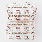 Weihnachtswortkunst Geschenkpapier Set (Beispiel)