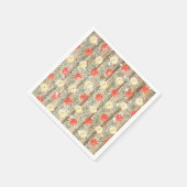 Weihnachtswortkunst Serviette (Ecke)