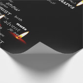 Weihnachtswortwrapping Paper Geschenkpapier (Ecke)