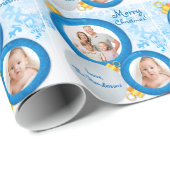 Weihnachtswrackpapier für personalisiertes Foto Geschenkpapier (Rolleneckpunkt)