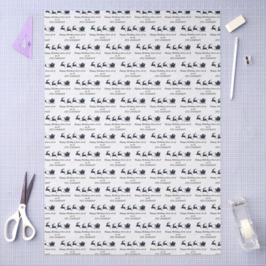 Weihnachtswrap für Geschäftskunden oder Angestellt Seidenpapier (Basteln)