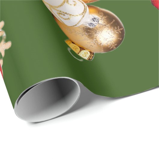 Weihnachtswrapper Geschenkpapier (Rolleneckpunkt)
