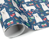 Weihnachtswrapping Geschenkpapier (Rolleneckpunkt)