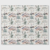 Weihnachtswrapping Paper 10 cm x 2,5 m Geschenkpapier (Flach)