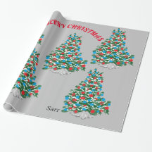 Weihnachtswrapping Paper, 1,50 cm x 2,5 m,